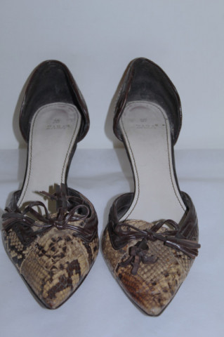 Pantofi print șarpe repro – vintage anii ’60