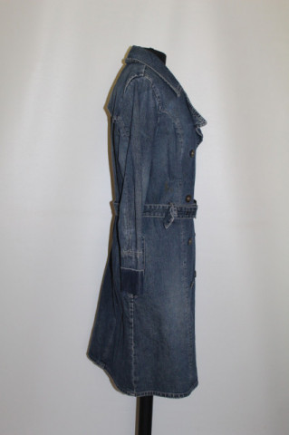 Pardesiu din denim vintage Repeat – anii ’90, casual retro - Img 3