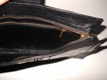 Plic vintage piele de sarpe anii '60