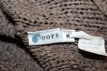 Pulover maro „cafea cu lapte” – tricot casual vintage - Img 6