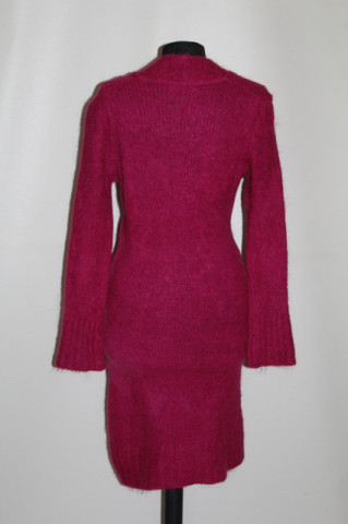 Pulover mohair Artigli – roz fucsia, vibe retro - Img 4