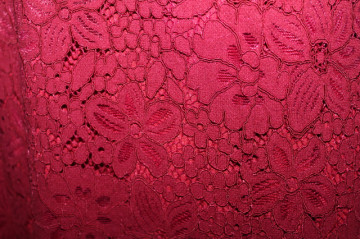 Rochie de ocazie din dantelă vișinie – retro repro anii ’50 - Img 8