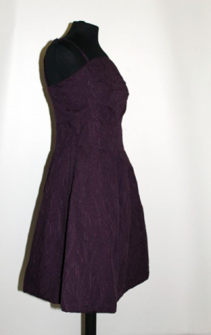 Rochie de ocazie violet repro anii '50