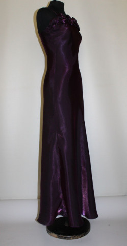 Rochie de seara din moar violet anii '90