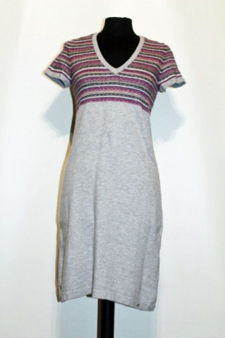 Rochie din tricot gri repro anii '70