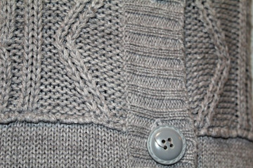 Rochie gri tricotata repro anii '70