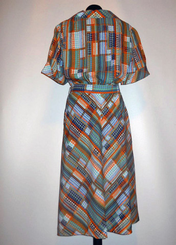 Rochie matase model geometric anii '60