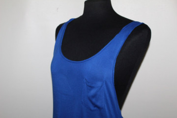 Rochie maxi albastru cerneală repro anii 70