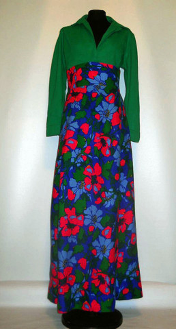 Rochie maxi vintage "Lilly Pulitzer" anii '70