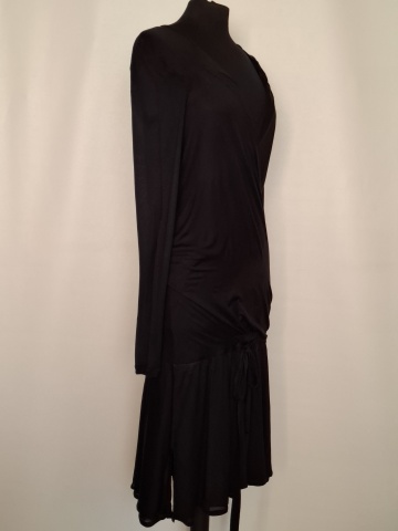 Rochie neagră talie joasă Max&Co repro minimalistă - Img 4
