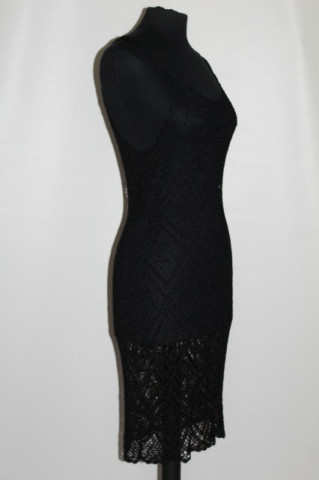 Rochie / overdress negru anii '90