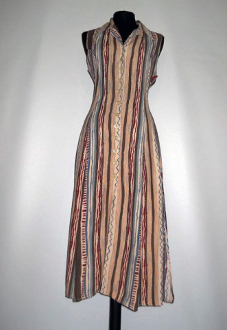 Rochie retro print stil etnic anii '80