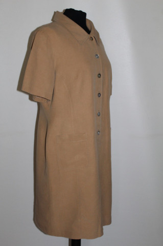 Rochie retro stil safari anii ’90 – bej-caramel, Marks & Spencer - Img 4