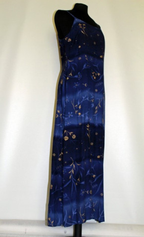 Rochie retro tip furou albastra anii '80 - 90 - Img 4
