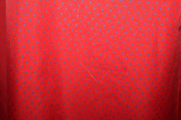 Rochie roșie cu picățele – vintage anii ’70 - Img 6