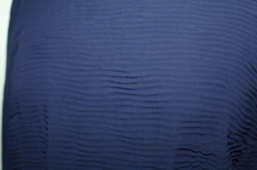 Rochie vintage bleumarin plisată anii 70