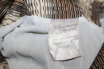 Rochie vintage 'Braun Modell" anii '70