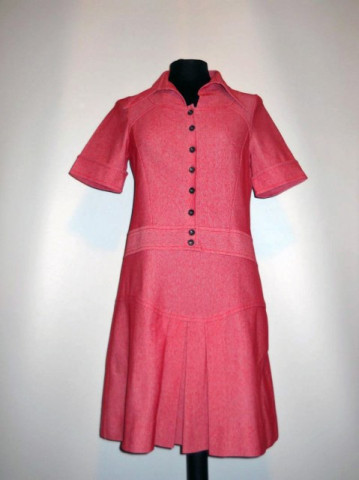 Rochie vintage corai anii '70