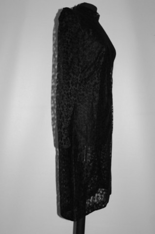 Rochie vintage din dantela neagra anii '60