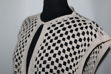 Vesta din dantela crochet anii '40
