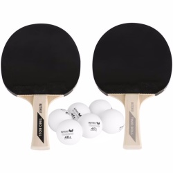 Set Butterfly 2 palete tenis de masa + 6 mingi (Timo Boll)