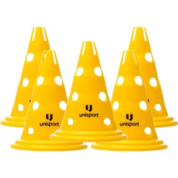 Set 5 conuri Unisport Training 30 cm