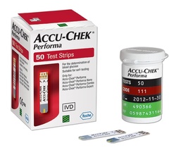 Teste glicemie Accu Chek Performa