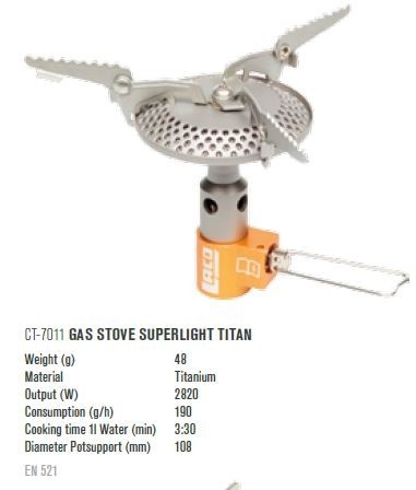 Miniaragaz LACD SUPERLIGHT TITAN 48gr - Img 2
