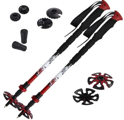 Set bete ALPIDEX Carbon Skitouring-Trek 62-135cm - Img 2