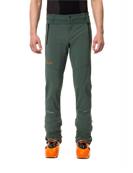 Pantaloni VAUDE Larice Softshell-III-dusty forest - Img 2