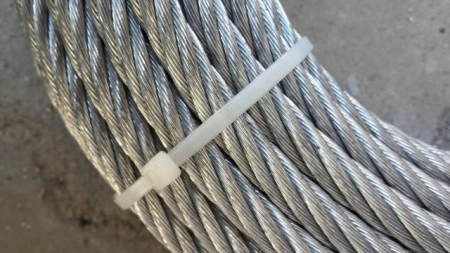 Rola 40m Cablu tiroliana otel zincat Ø10mm 6x19+FC-5700kgf - Img 2