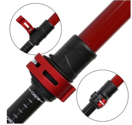 Set bete ALPIDEX Carbon Skitouring-Trek 62-135cm - Img 3