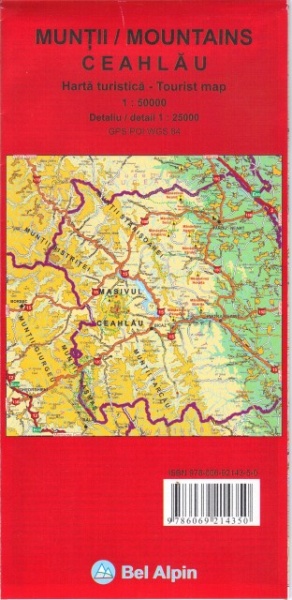 Harta turistica MUNTII CEAHLAU - Img 2