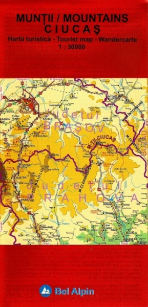 Harta turistica MUNTII CIUCAS - Img 2