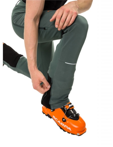 Pantaloni VAUDE Larice Softshell-III-dusty forest - Img 4