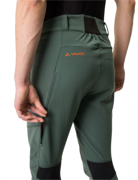 Pantaloni VAUDE Larice Softshell-III-dusty forest - Img 5