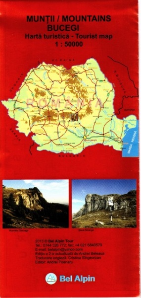 Harta turistica MUNTII BUCEGI - Img 2