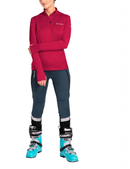 Pulovar dama VAUDE Wo Livigno II cranberry - Img 2