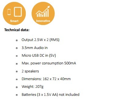 Amplificator portabil wireless TFA TOUCH&amp;PLAY-Muzica de pe smartphone! - Img 5