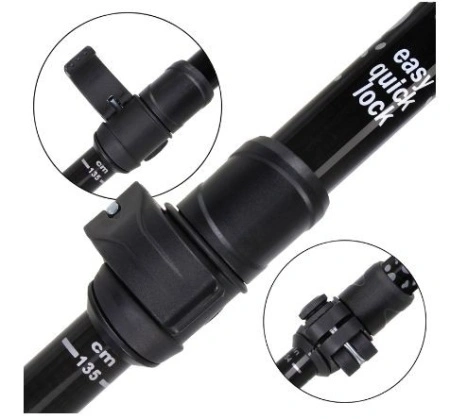 Set bete ALPIDEX Trekking Carbon Easy Quick Lock 63-135cm - Img 4