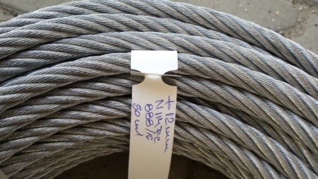 Cablu otel zincat Ø12mm FC structura 6x19, 8557Kgf - Img 2
