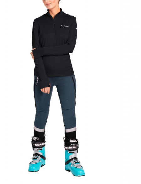 Pulovar dama VAUDE Wo Livigno II black - Img 2
