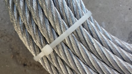 Rola 35m Cablu tiroliana otel zincat Ø10mm 6x19+FC-5700kgf - Img 2