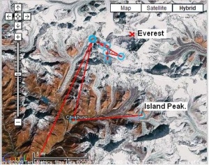 ISLAND PEAK - 6189M, LOBUCHE - 6119M - CUCERESTE UN VARF HIMALAYAN CELEBRU, LA 2 PASI DE EVEREST - Img 6