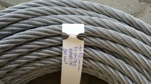 Cablu otel zincat Ø10mm structura 6x19,-FC 5700Kgf - Img 2