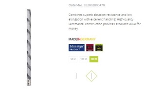 COARDA EDELRID PERFORMANCE STATIC 11mm X 50m - Img 3