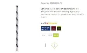 COARDA EDELRID PERFORMANCE STATIC 11mm X 50m - Img 3