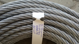 Cablu otel zincat Ø12mm FC structura 6x19, 8557Kgf - Img 2