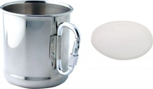 Cana BALADEO cu carabinera - inox si capac