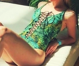 Costum de baie Transformation Snake Green - Img 2